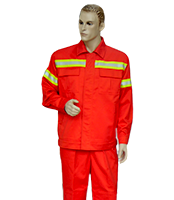 BJ-1703 红色消防服
