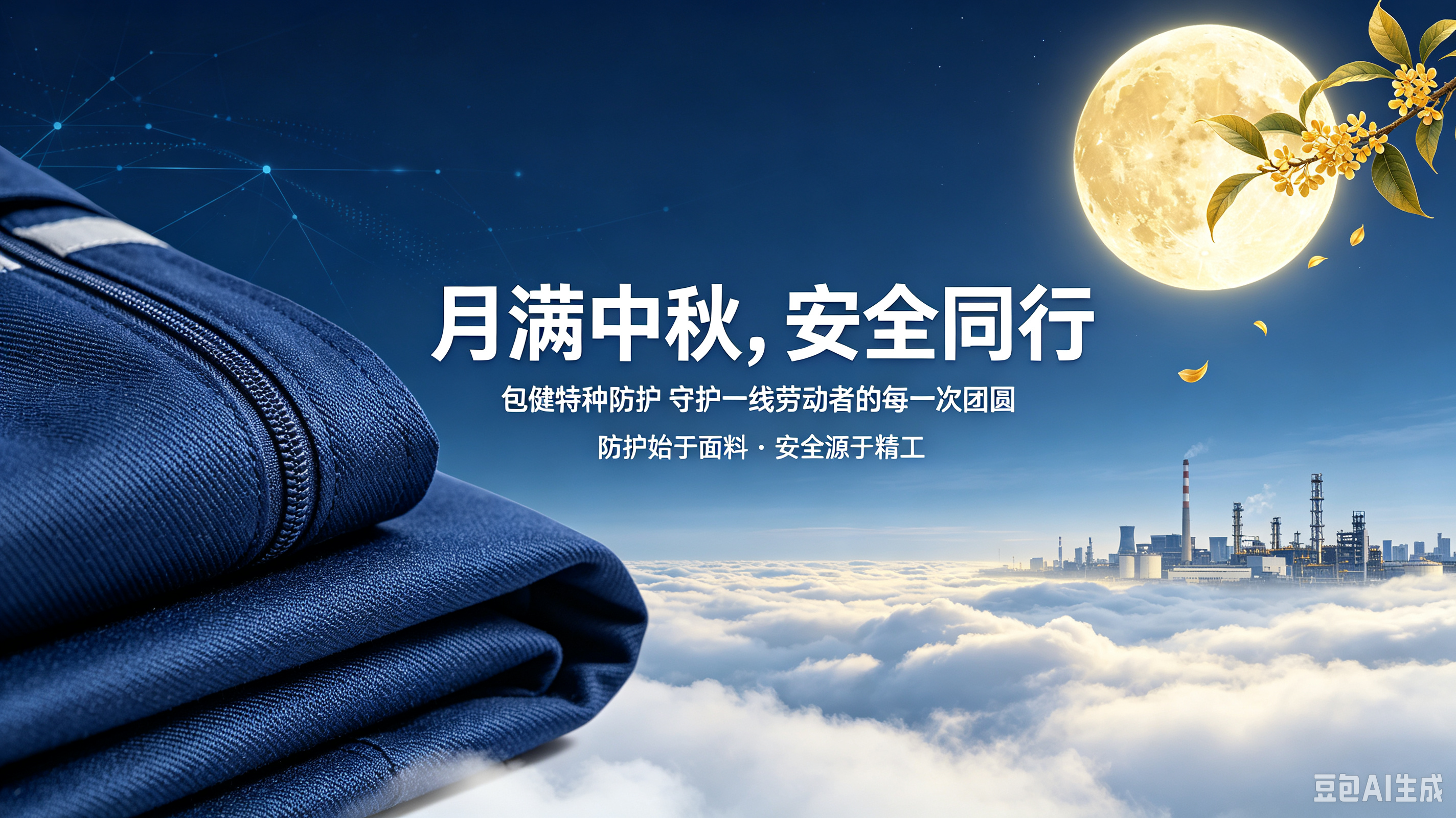 月满中秋，安全同行｜包健特种防护守护一线劳动者